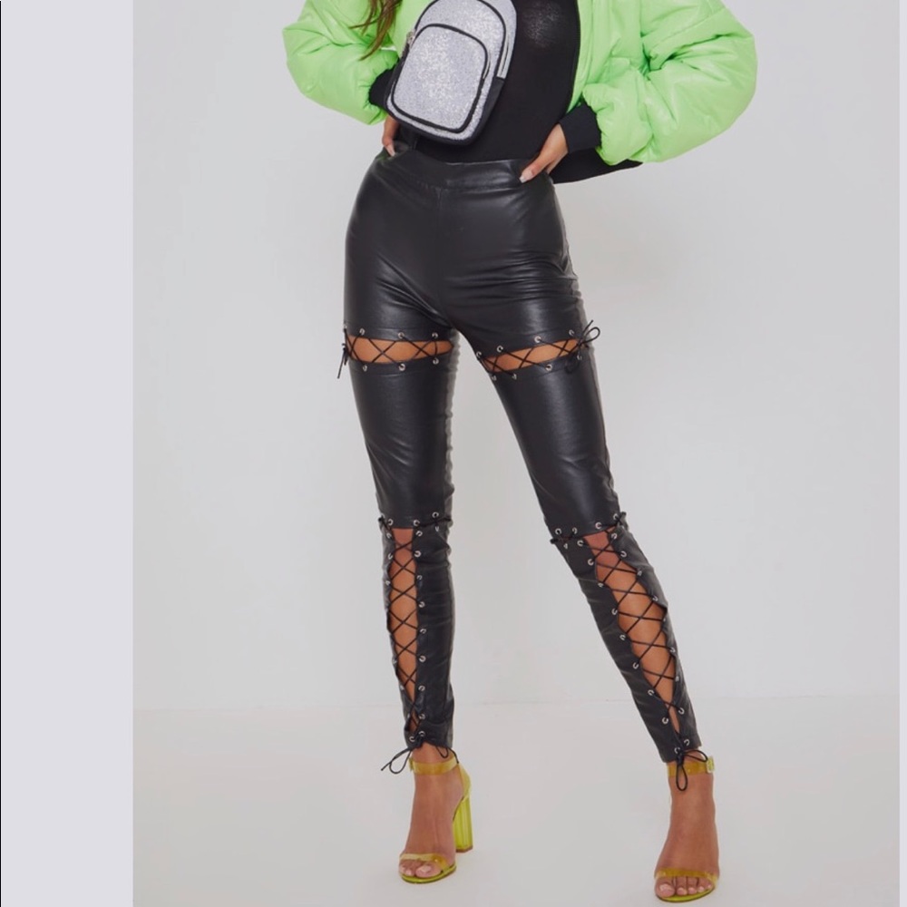 Faux Leather Pants